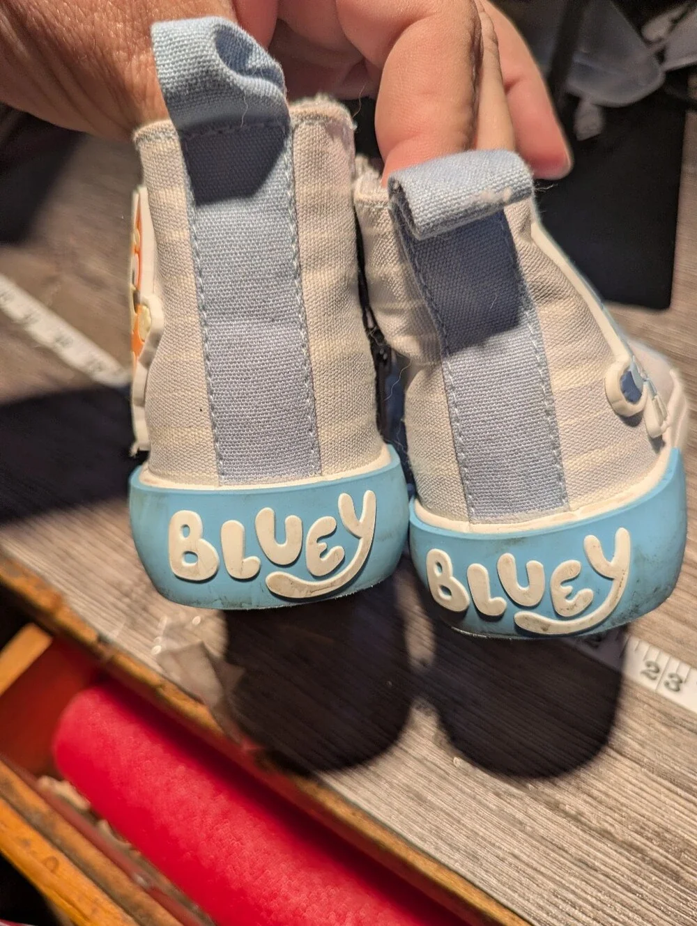 Bluey And Bingo Ground Up High Tops Sneakers Toddler Size 8